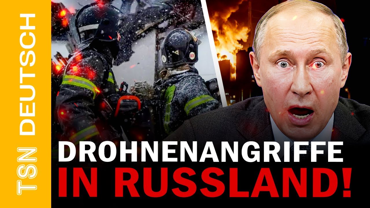 60 EXPLOSIONEN IN ZWEI STUNDEN! Drohnenwellen treffen russisches Gebiet