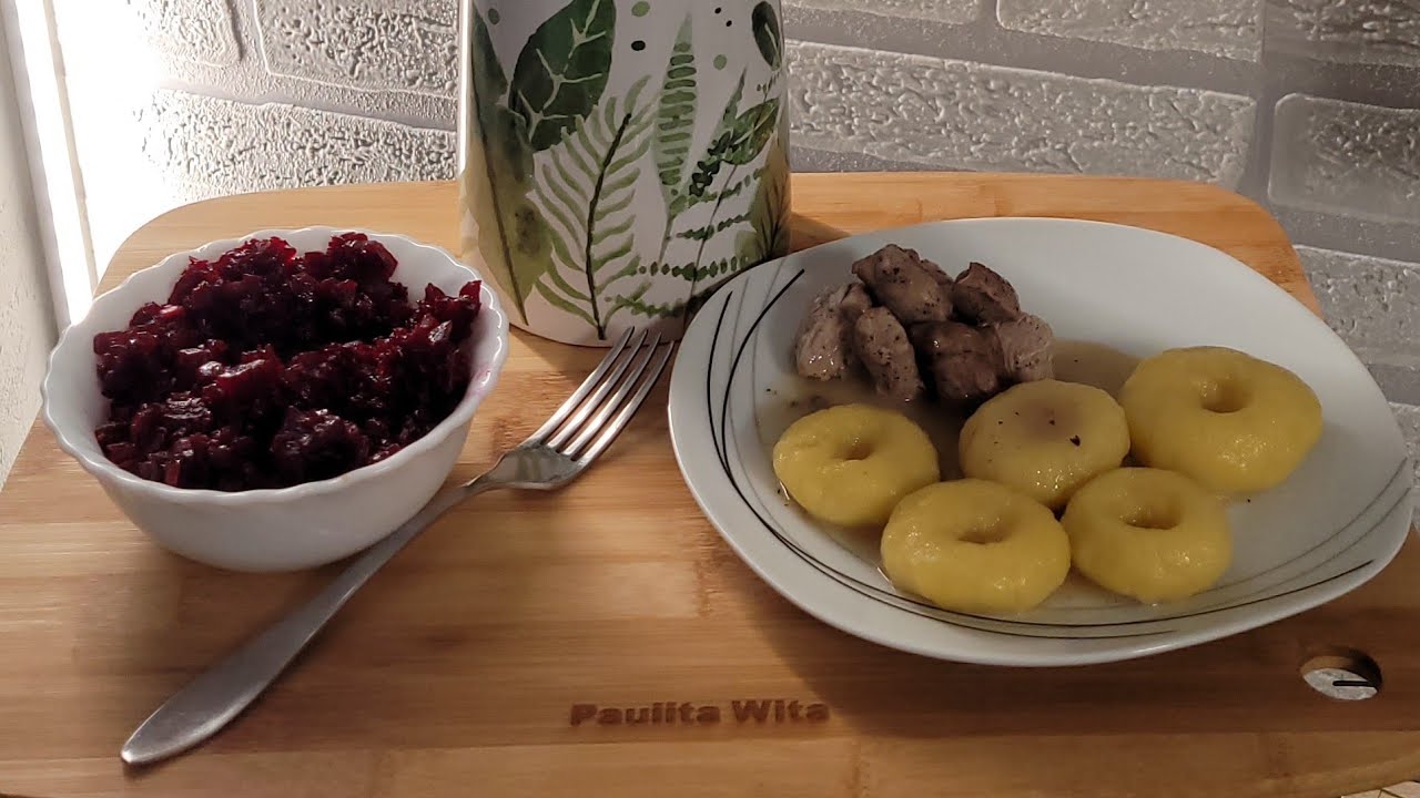 Tradycyjny obiad z thermomixa- kluski śląskie z sosem pieczeniowym. Thermomixa Tm6 Paulita Wita