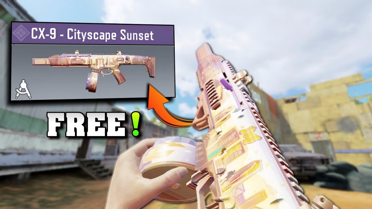 FREE CX-9 Cityscape Sunset - Best Gunsmith Loadout for CODM 2026 | No Cost Skin & Meta Setup