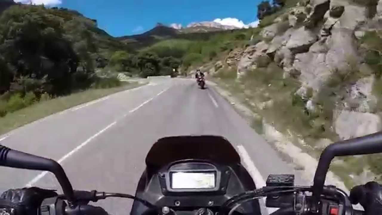 Suzuki Freewind following Yamaha R1 - Col de l'Espigoulier