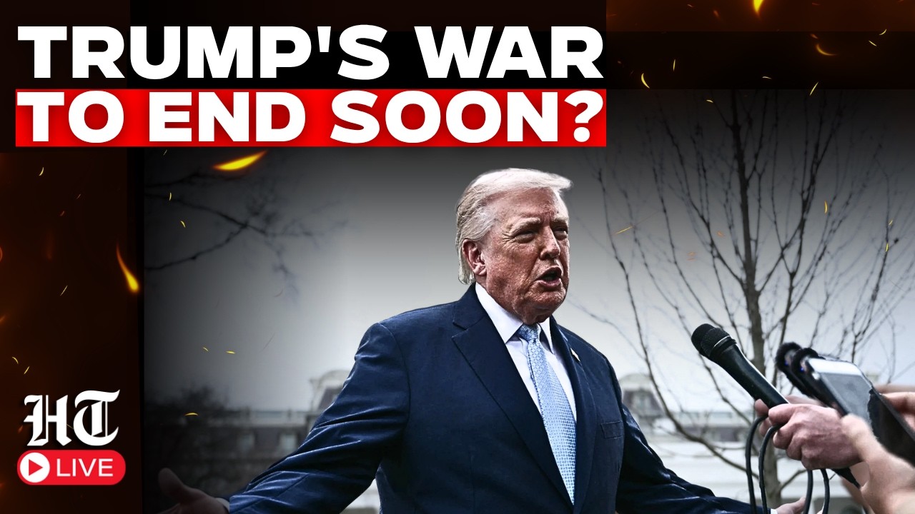 LIVE | Iran War Ending? Trump&rsquo;s SHOCKING Statement | US-Iran War LIVE | US Vs Iran LIVE