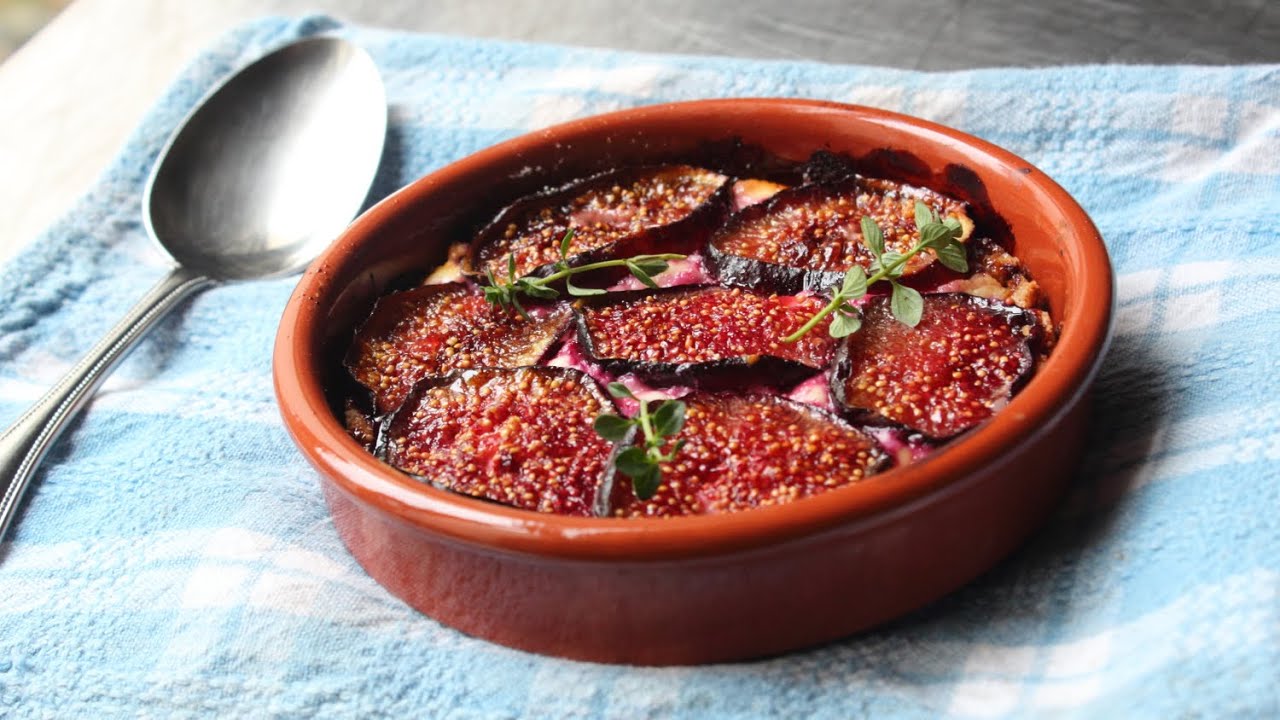 Fresh Fig & Goat Cheese Tart - NAME THIS RECIPE!