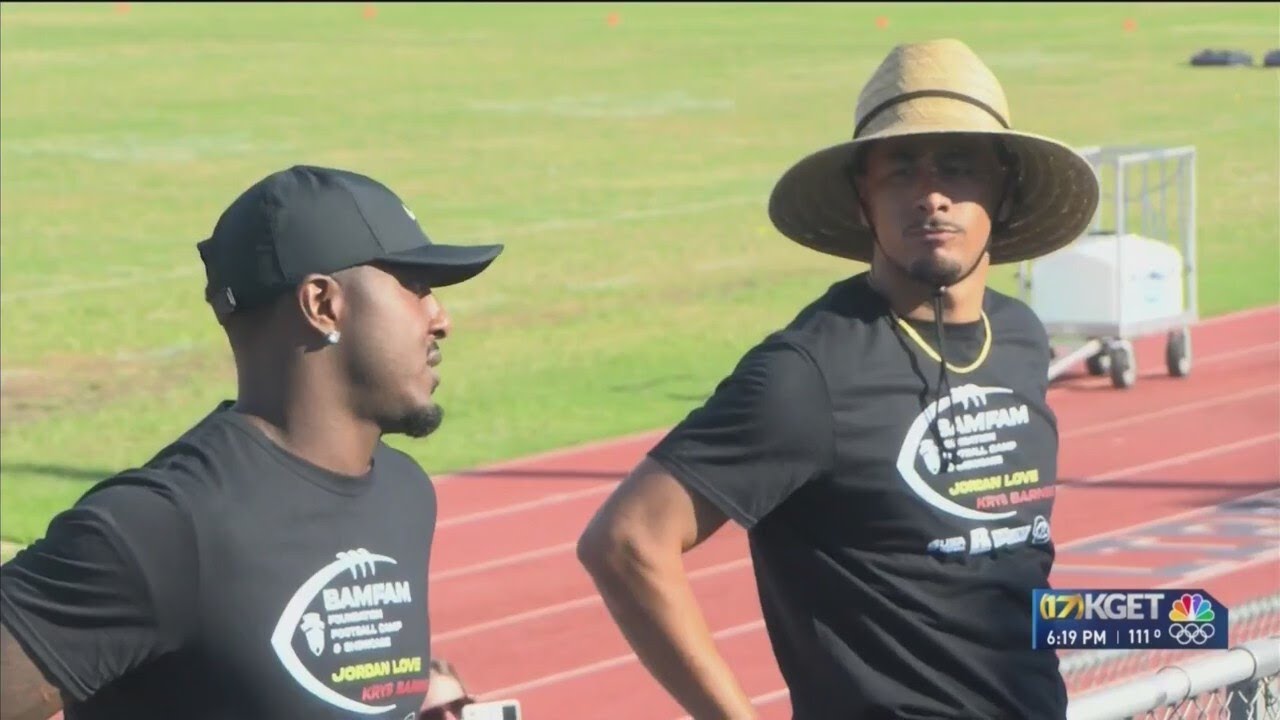 NFL stars Jordan Love, Krys Barnes host free camp at their alma mater Liberty HS