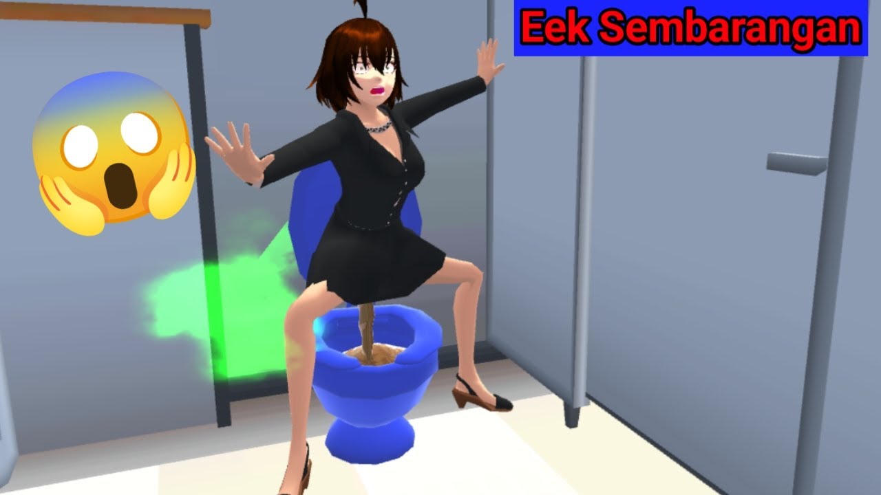 Kebelet Eek!!! Karin Berangkat Kerja || Sakura School Simulator