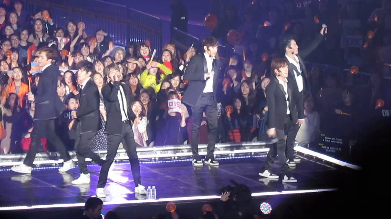 160326 신화 18주년 콘서트 HERO Young Gunz(중간부터)  + How Do I Say