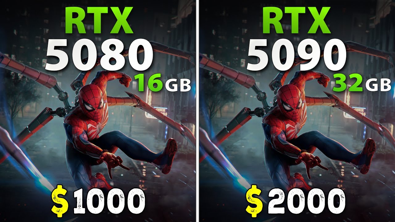 RTX 5080 vs RTX 5090 - Test in 13 Games | 4K