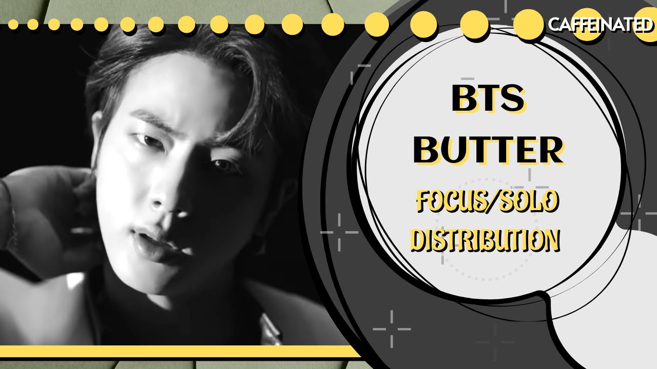 BTS  Butter - Focus/Solo Screen Time Distribution