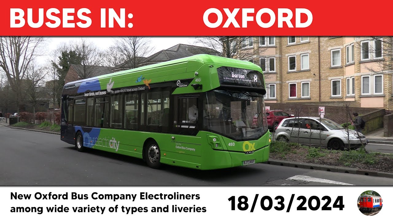 Buses in Oxford 18/03/2024