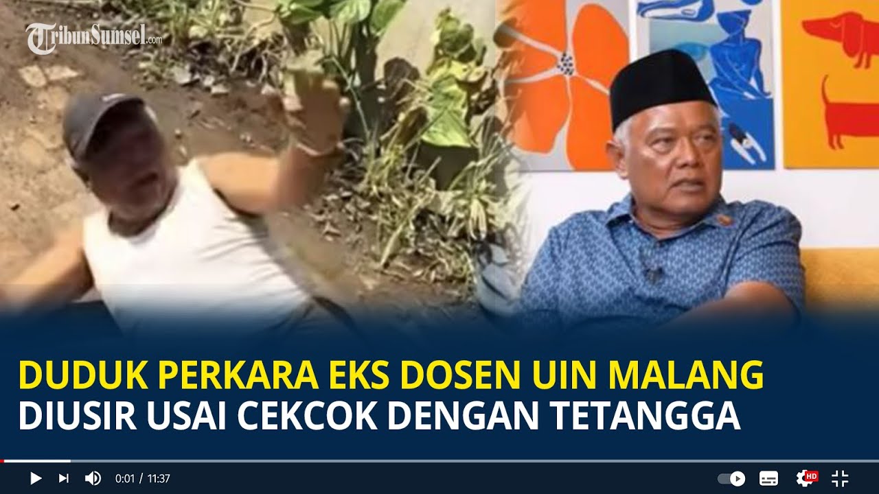 Duduk Perkara Eks Dosen UIN Malang Diusir usai Cekcok dengan Tetangga