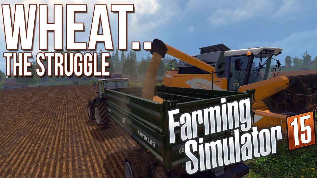 Farming Simulator 15 (2015) - Wheat Struggles & Cock Hunting - Highlights Gameplay [HD 60 FPS]