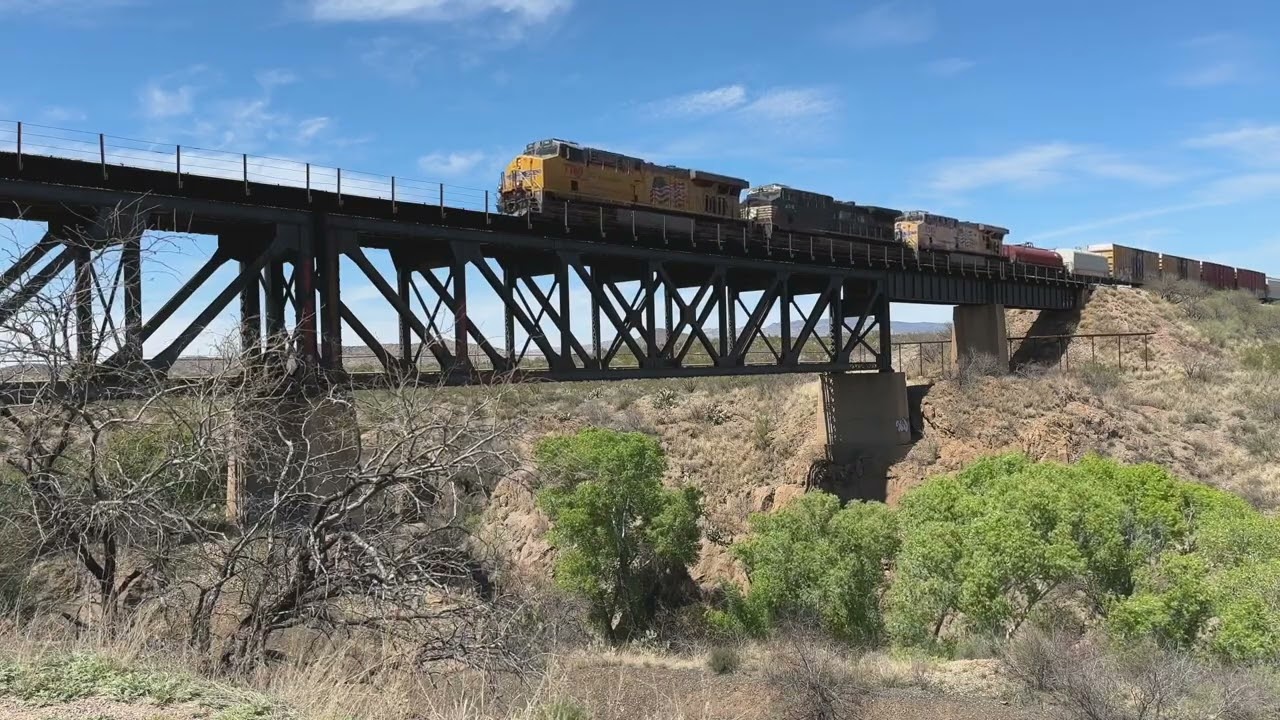 Union Pacific Lordsburg sub. - 040623 - 14 min. video