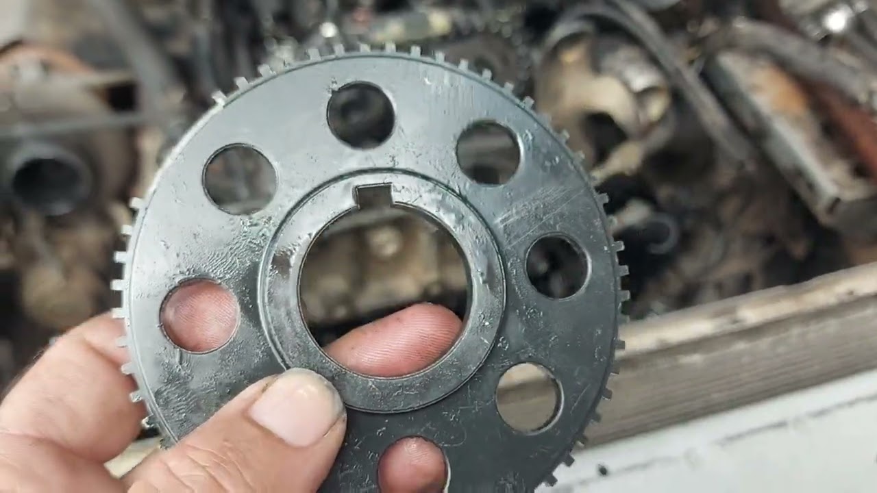 triton com defeito no ponto: roda fônica invertida