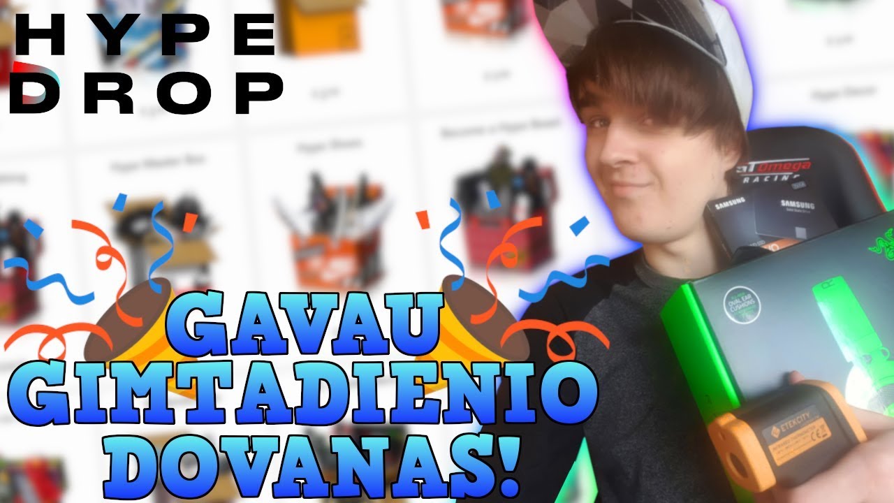 GAVAU GIMTADIENIO DOVANAS! // HypeDrop
