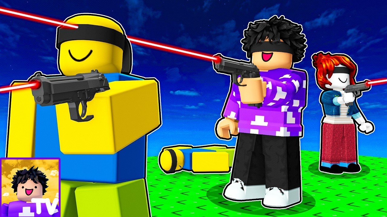 ATIRE ou MORRA no ROBLOX   Tiro às Cegas