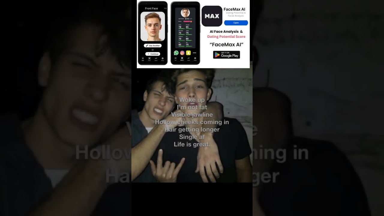 Get Hotness Score 🔥& Dating Potential Score ❤️ Only On FaceMax AI #facemax #looksmax #chico #mog