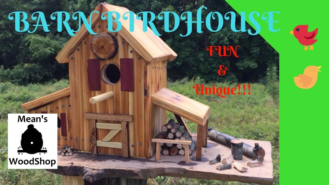 How To Make A Barn Birdhouse