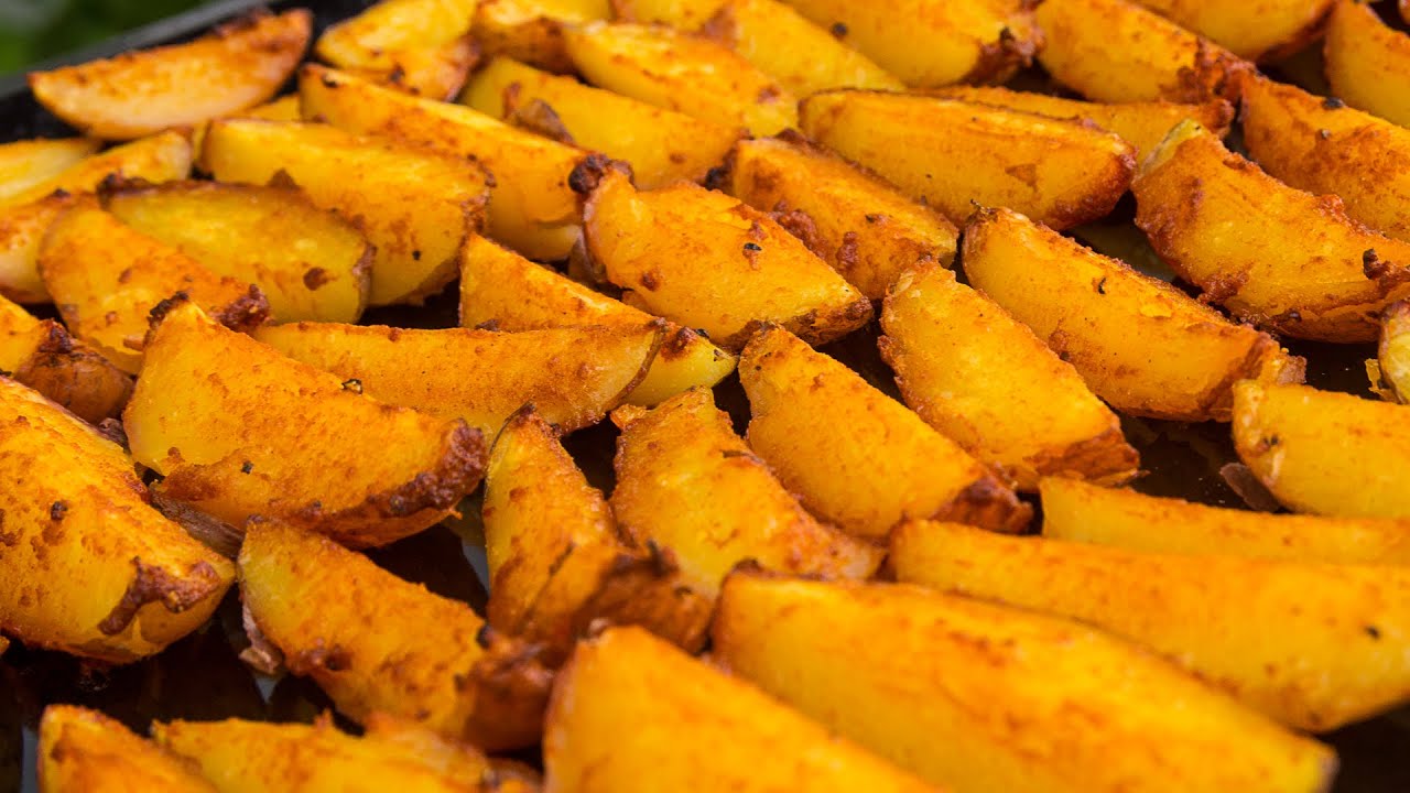 Kartoffelecken Rezept mit wenig Fett | Der Bio Koch #657