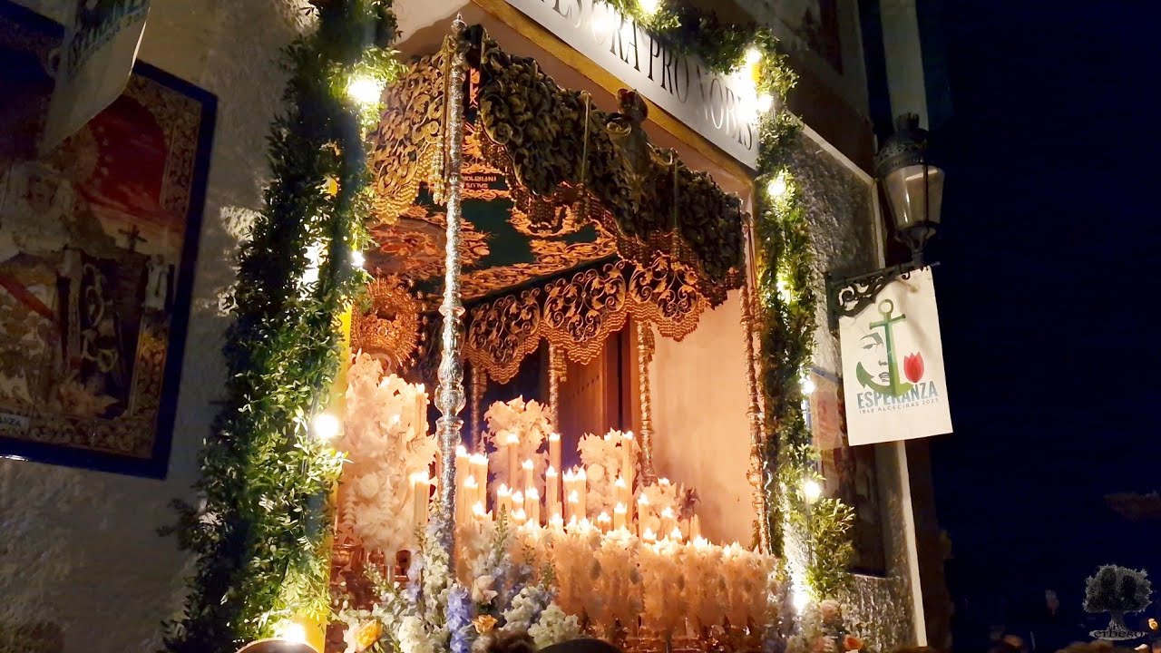 Entrada de la Virgen de la Esperanza en la Magna de Algeciras