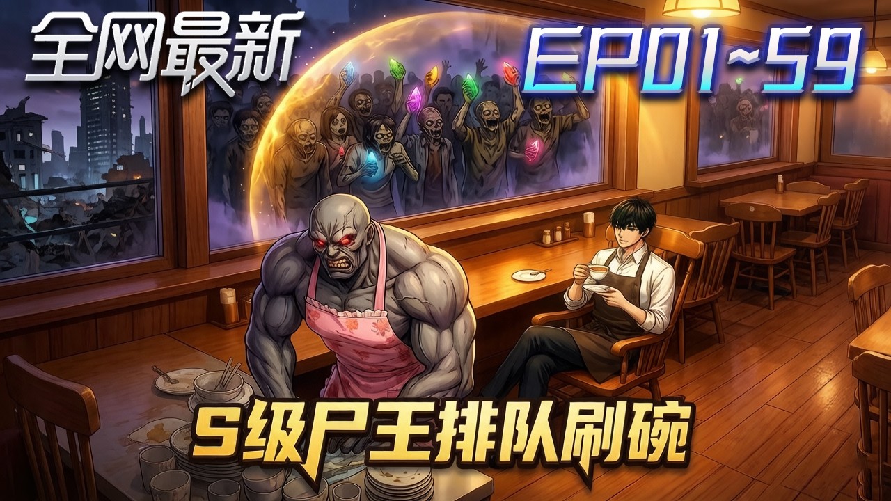 ⚡【首播漫剧】《我在末世开饭馆S级尸王排队刷碗》💥第1~59集：畢業失蹤竟重生成蛇！葉天覺醒無限吞噬，一路進化成龍，建立龍宮橫掃全球獸王！ #修仙 #ai漫剧 #動畫 #繫統 #末世 #小欣说文