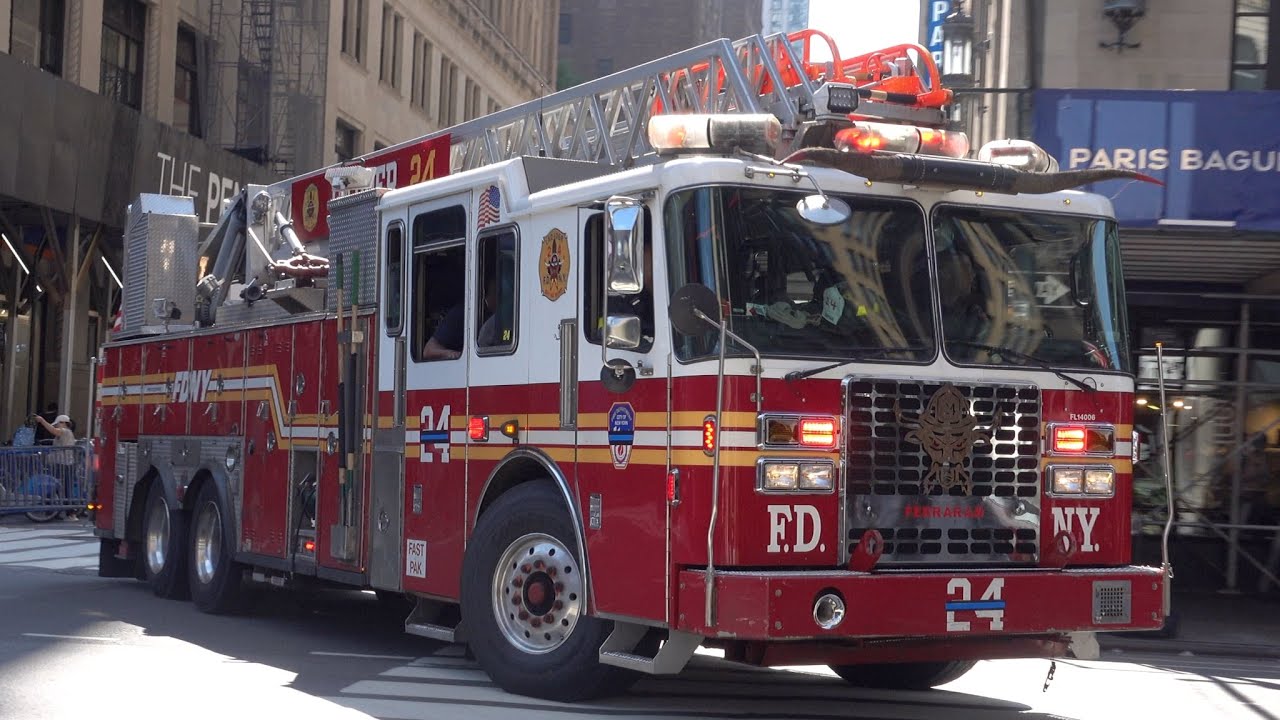 FDNY Ladder 24 Responding