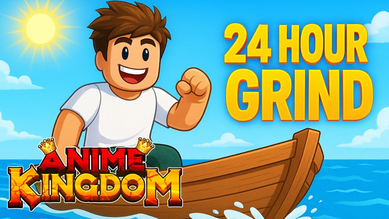Grinding 24 HOURS in Anime Kingdom and heres what happened...