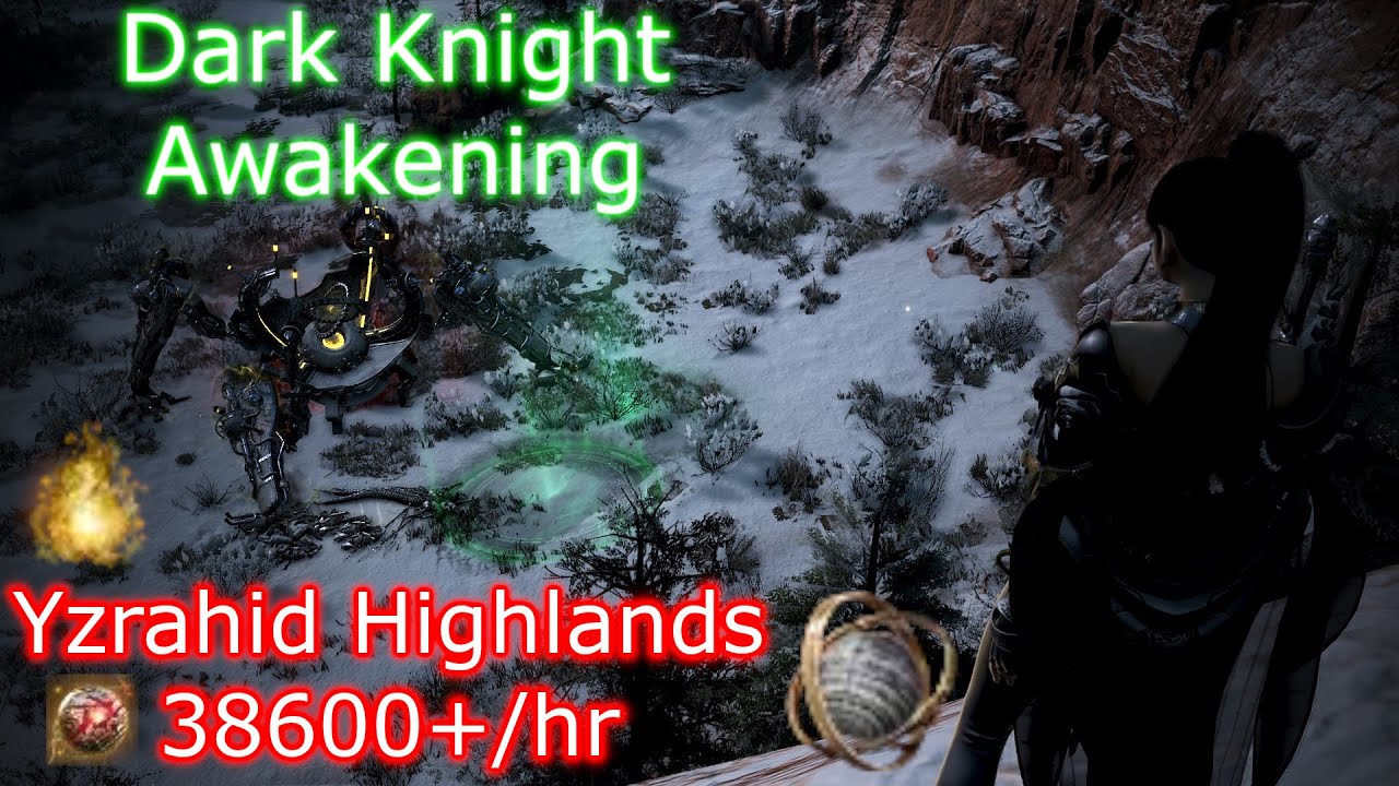 BDO | Yzrahid Highlands | Dark Knight Awakening | 38600+/hr (Lv2 + Agris)