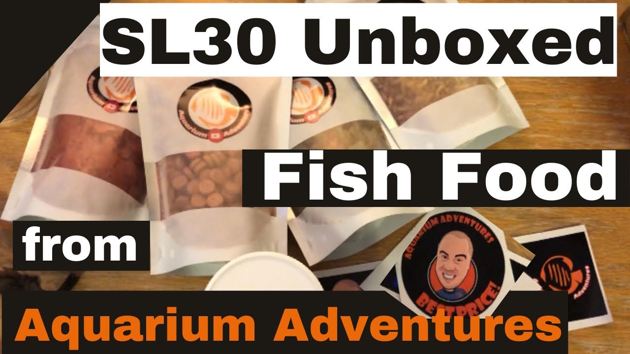 Aquarium Adventures Fish Food Unboxing plus Feeding | SL30 Unboxed | SL30 Aquatics