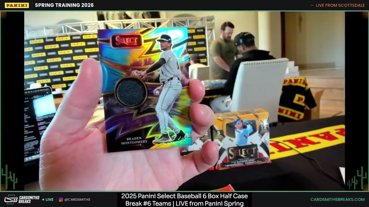 2025 Panini Select Baseball 6 Box Half Case Break #6