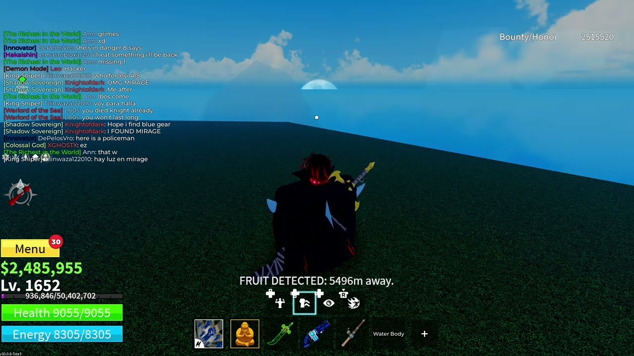 Helping a subscriber with blox fruits