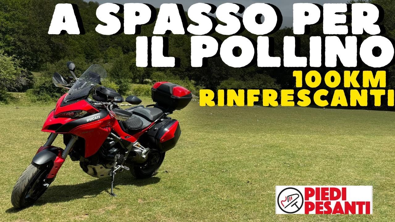 A spasso per il POLLINO -- 100 KM rinfrescanti -- Motovlog Ducati Multistrada 1260s
