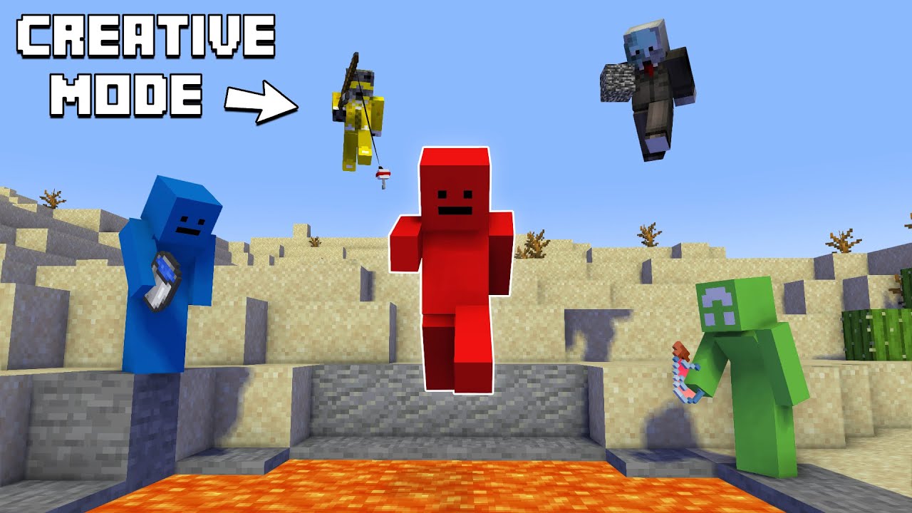 Minecraft Mansave, но у моих друзей есть ТВОРЧЕСКИЙ РЕЖИМ РЕВА