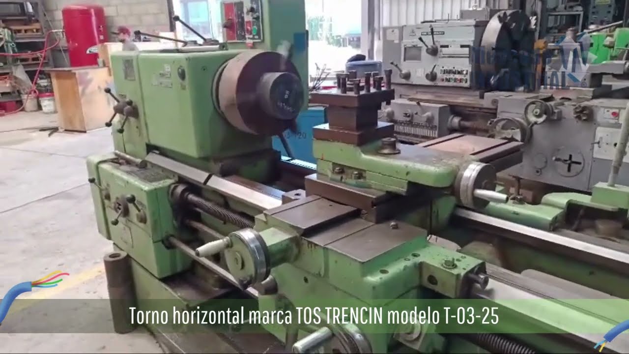 Pruebas a 💥Torno horizontal marca TOS TRENCIN modelo T-03-25💥