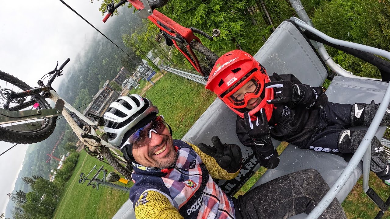 Bąbel Camp dzień czwarty - zimowa zabawa na Trail Park Dolni Morava 🚲💩