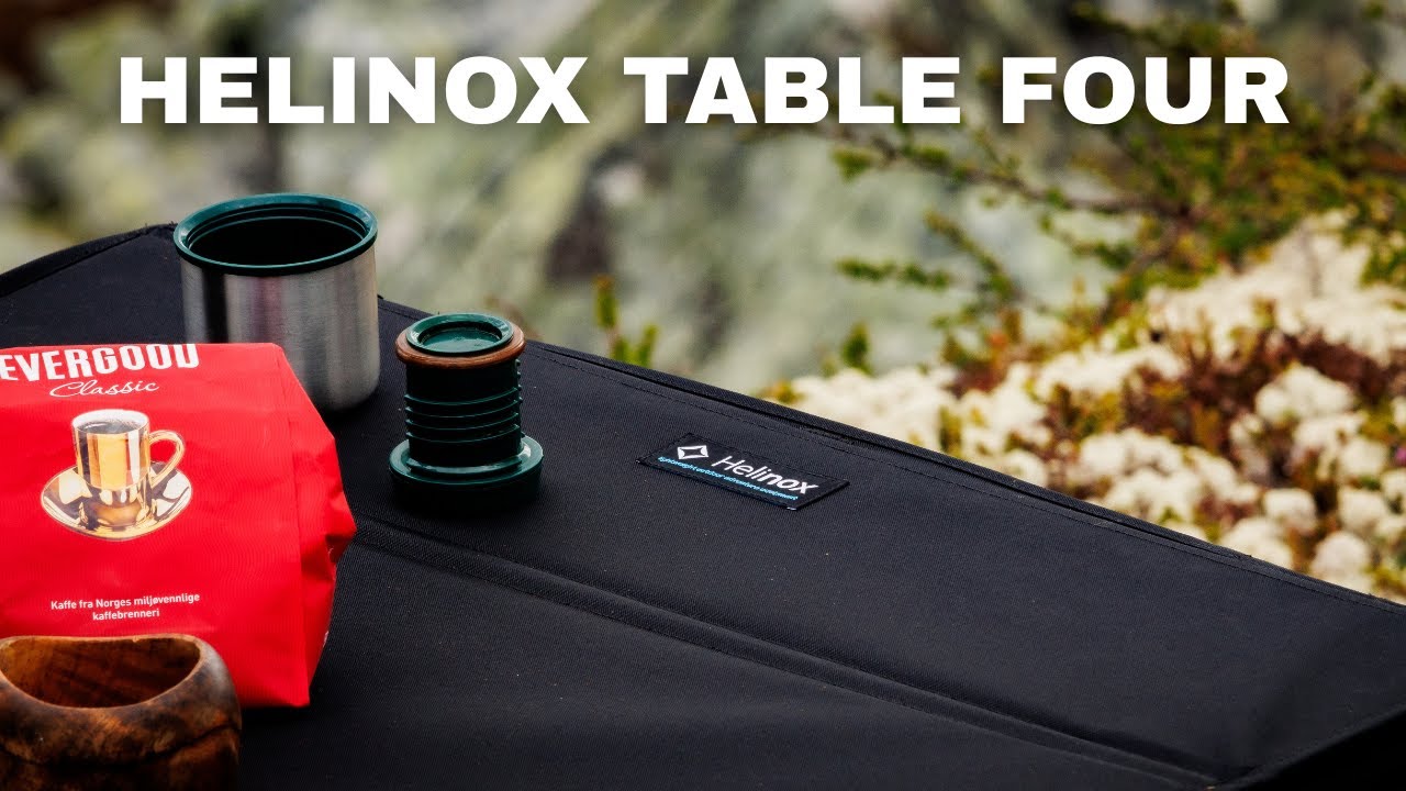 Helinox Table Four Setup and Review - Big Helinox camping table!