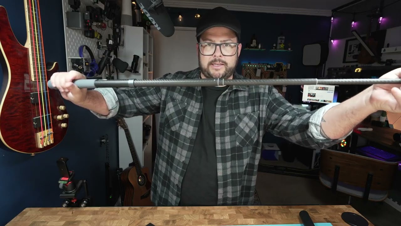Lightweight Carbon Fiber 4ft Selfie pole for GOPRO or Action Cams