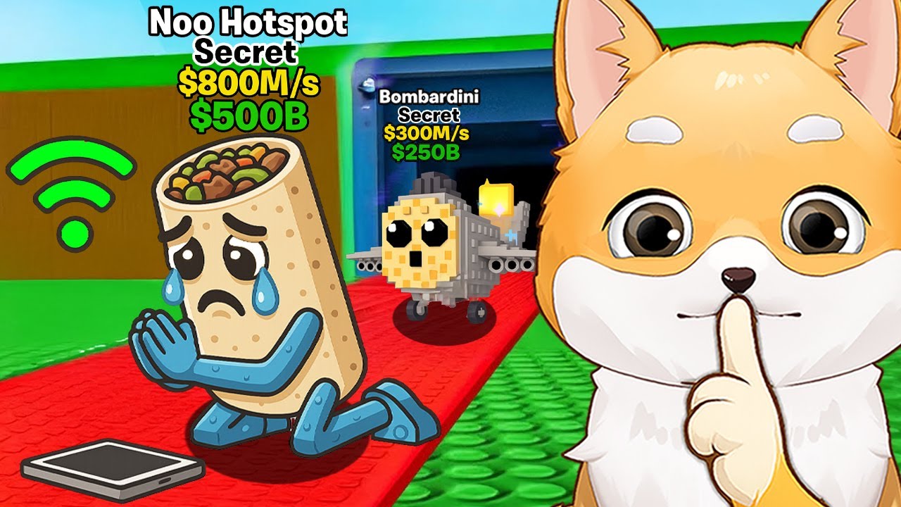 Fur NOO HOTSPOT si BOMBARDINII SECRETE in Steal a Brainrot...