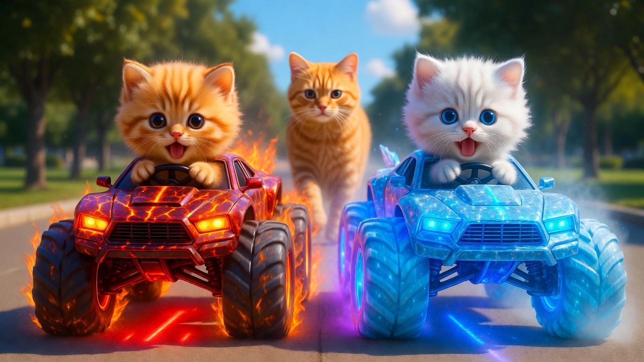 HOT Kitten VS COLD Kitten Challenge! 🔥❄️ Naughty Kittens Make Mama Cat Angry