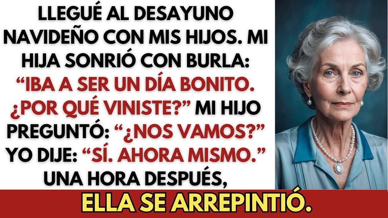 Llegué al Desayuno Navideño con Mis Hijos  Mi Hija Dijo： “Iba a Ser un Día Bonito    ¿Por