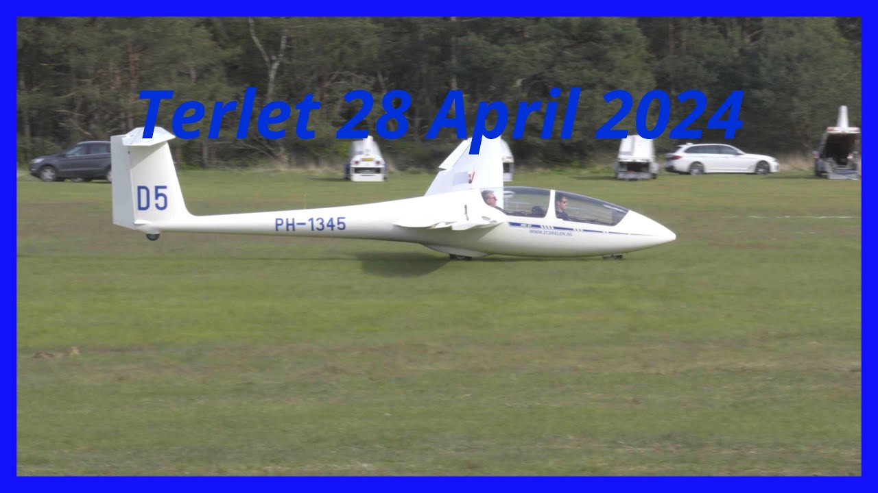 Zweefvliegen Terlet 28 April 2024  4K recorded