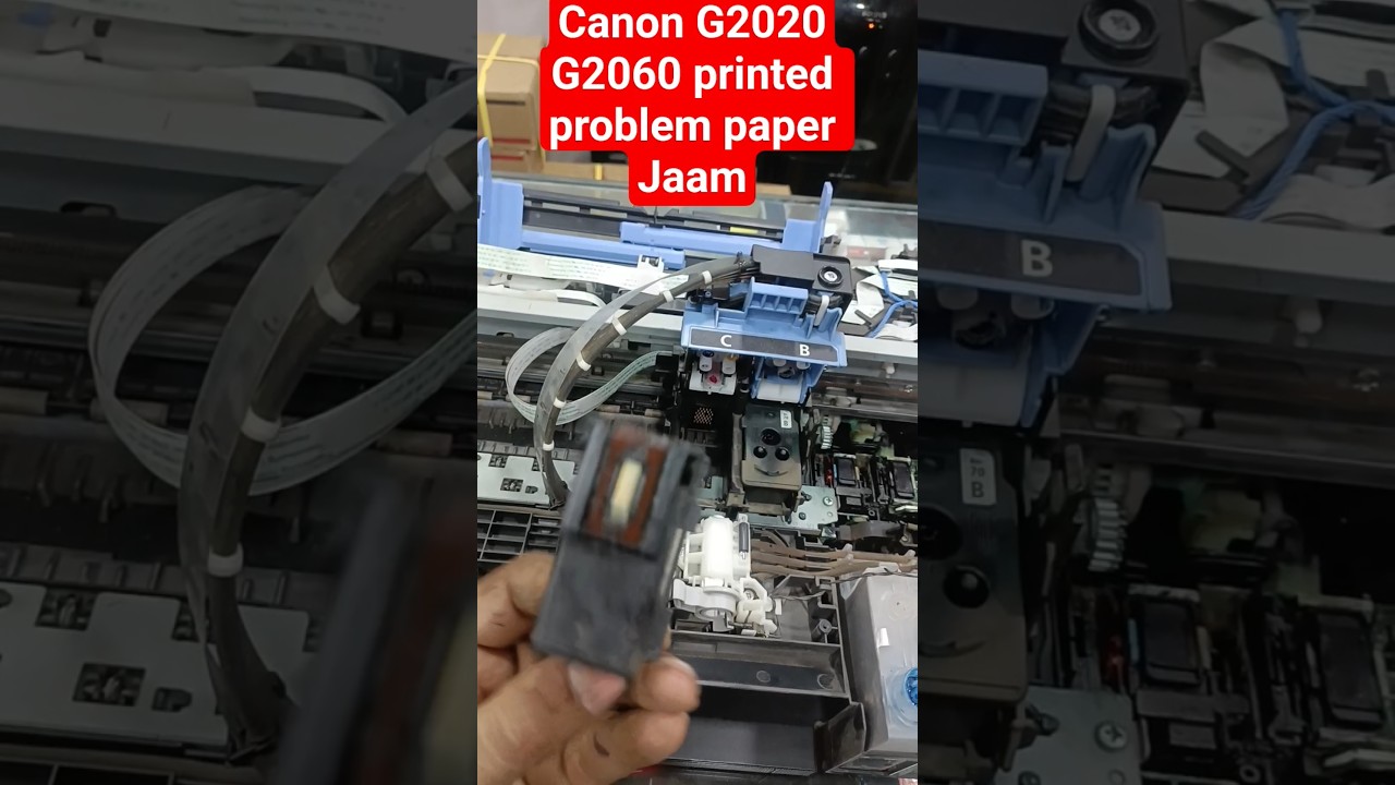 Canon G2020 G2060 printed problem paper Jaam#canon #service #printersupportsoftware