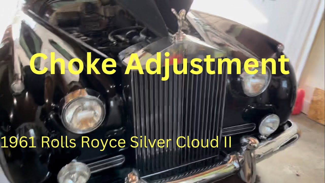 Регулировка дроссельной заслонки на Rolls Royce Silver Cloud II 1961 года