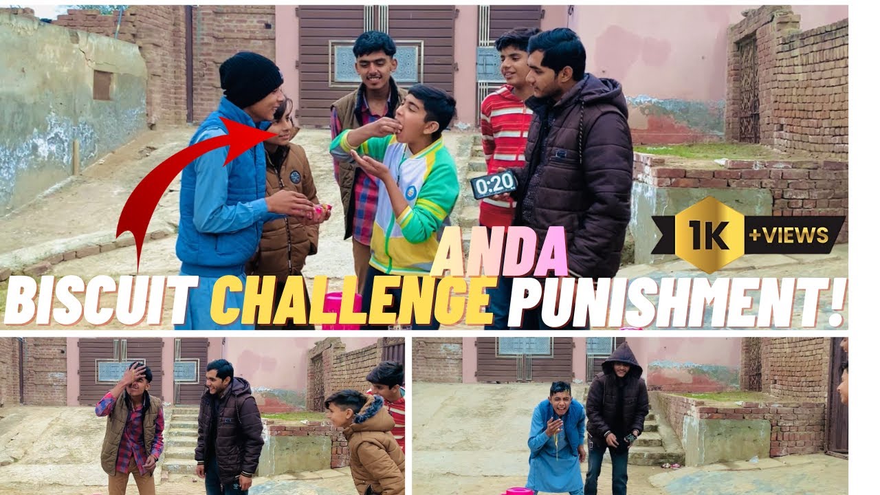 Biscuits khana challenge || ANDA punishment 🤣