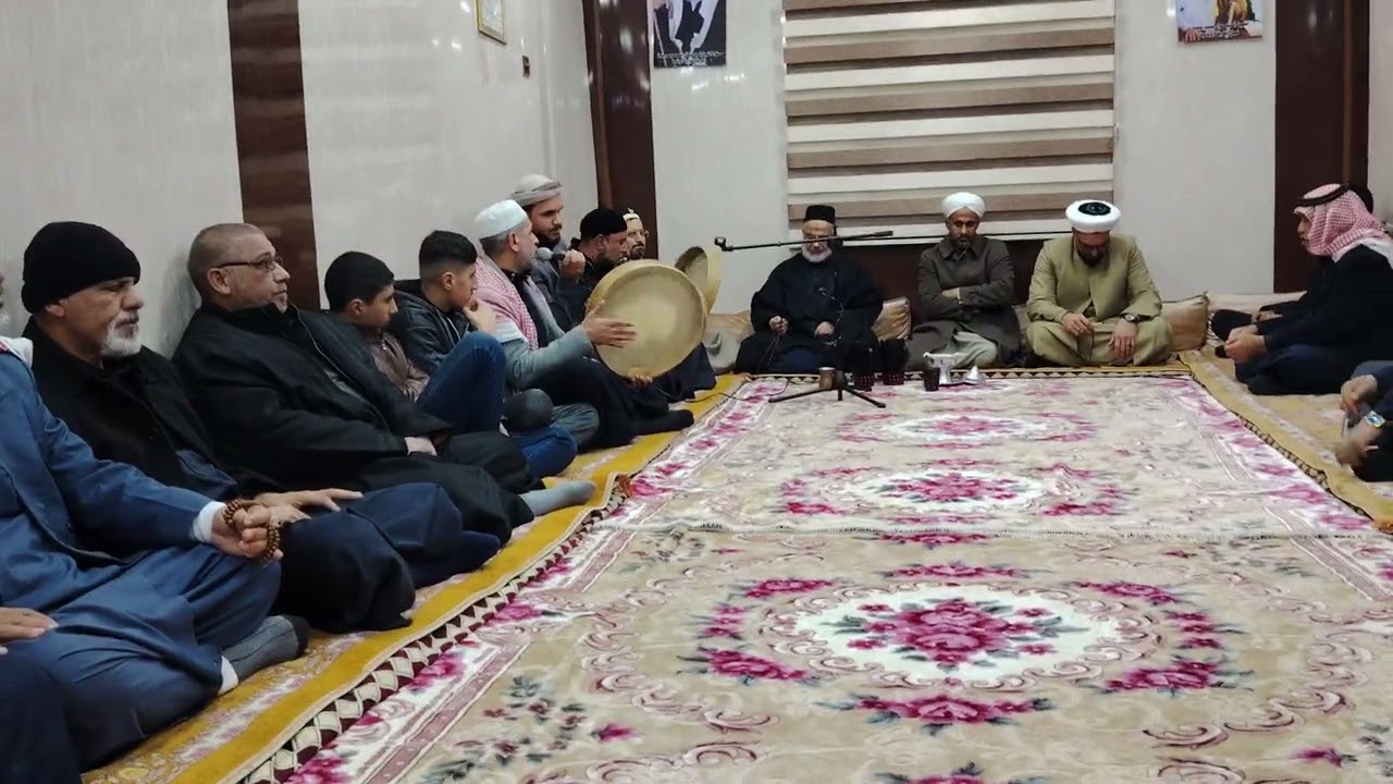 مجلس مدح بعد الذكر الاسبوعي من رحاب تكيه السيد سلطان البدراني الفرعيه في الموصل 