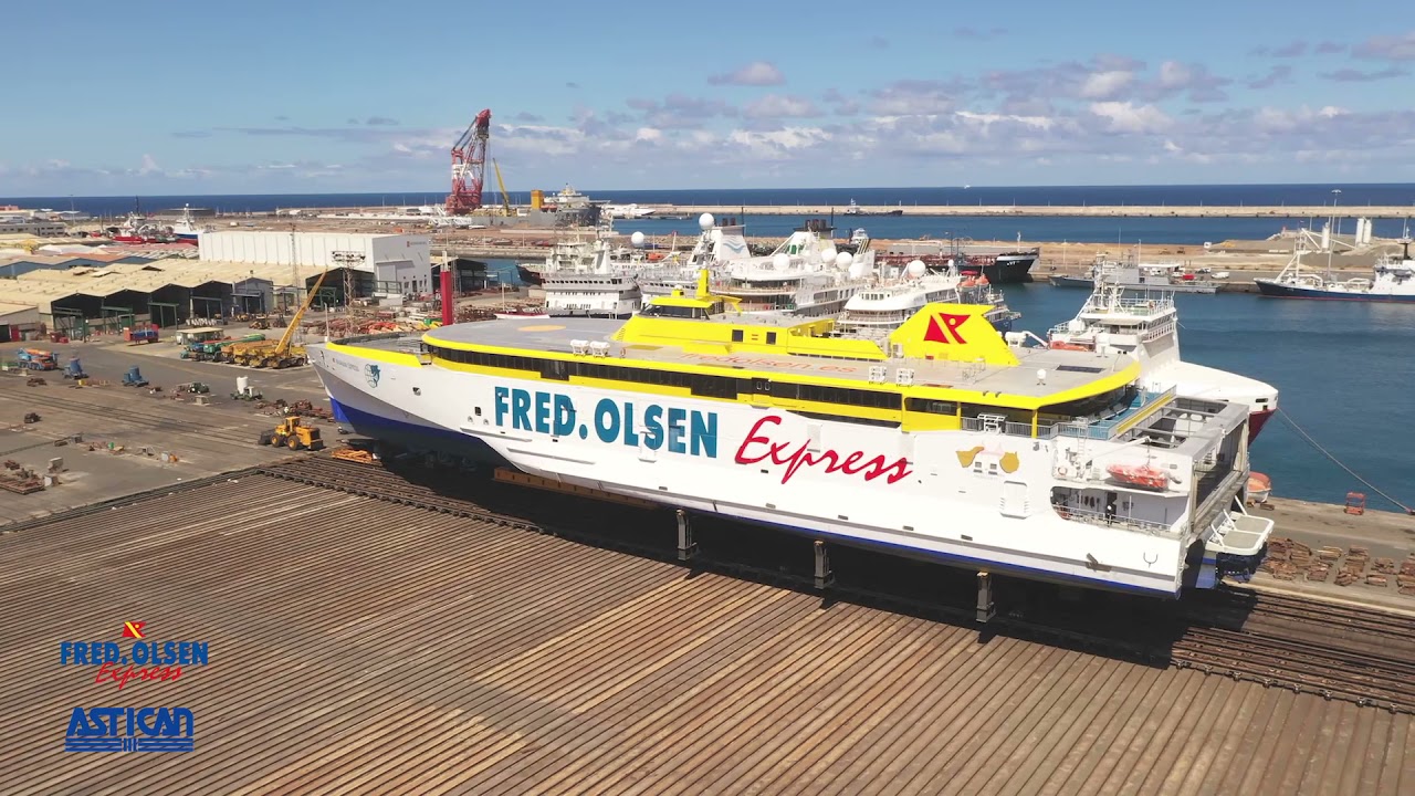 Varada en Astican del Trimarán  Bajamar Express