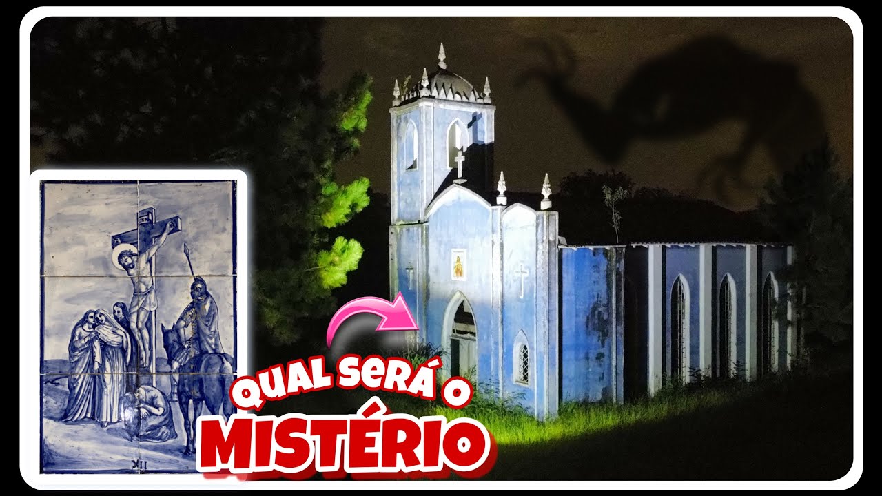 IGREJA ABANDONADA, Dizem que ACONTECE coisas SOBRENATURAL POR AQUI