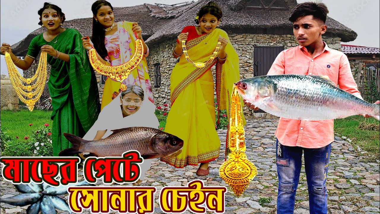 Dihaner macher pete sonar chein। দিহানের মাছের পেটে সোনার চেইন। Bengali fairy tales। dihan। pori