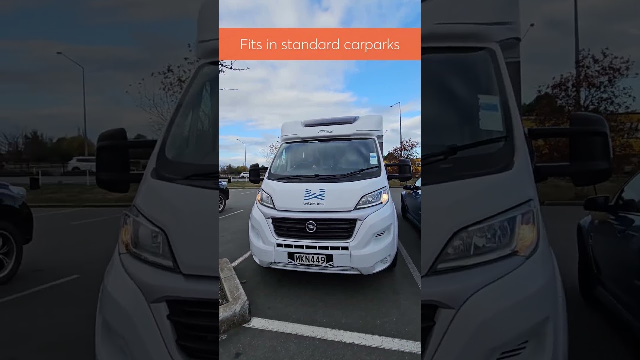 Parking the Carado T135 Compact Motorhome in New Zealand