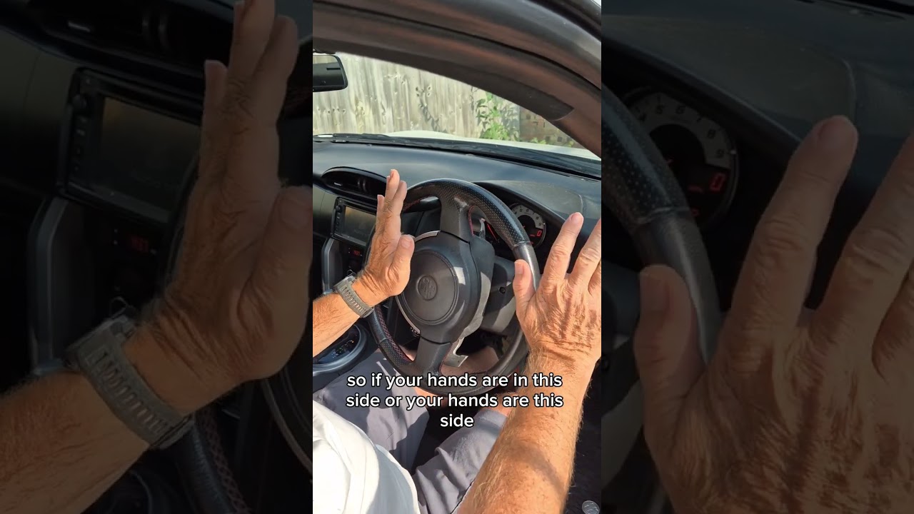 How to steer to avoid over correcting a slide.