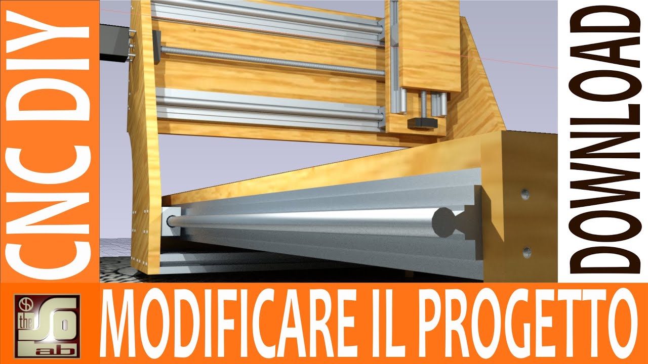 CNC DIY FAI DA TE - Come modificare il progetto di cnc 110-70