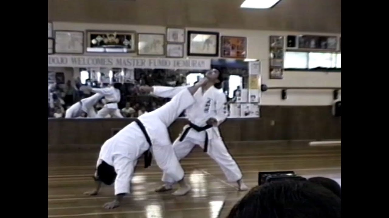 Fumio Demura, the real Karate Kid Mr. Miyagi, teaches self-defense seminar in Alan Dollars' dojo